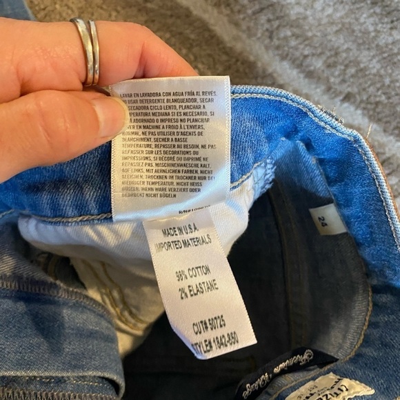 Citizens Of Humanity Women’s Cassie Front Yoke Bell Flare Jeans Size 24 Crop - Picture 9 of 12